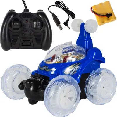 Produktbild von Malplay Ferngesteuertes CRAZY CAR Stunt Car Mit Fernbedienung Und Led-Licht RC Auto Fahrzeug  Ab 6 Jahren |