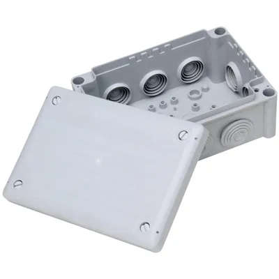 Obrázok produktu pre Kopp rozvodná krabica pre vlhké priestory na povrchovú montáž, 152 x 202 x 85 mm, IP66, sivá