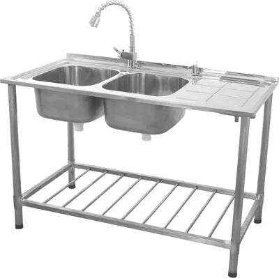 Produktbild von Umývadlová jednotka Gastro drez Umývadlová jednotka Odtok vpravo 79 cm V x 120 cm Š
