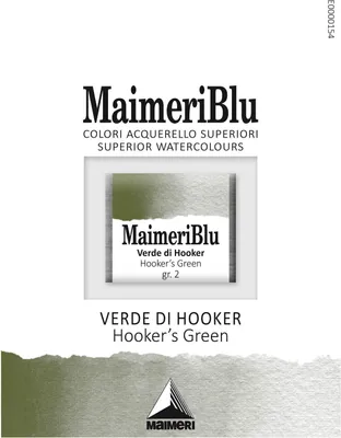 Obrázek produktu pro Maimeri Blu Akvarelová barva Hooker'S Green 325 1,5 ml 1 ks