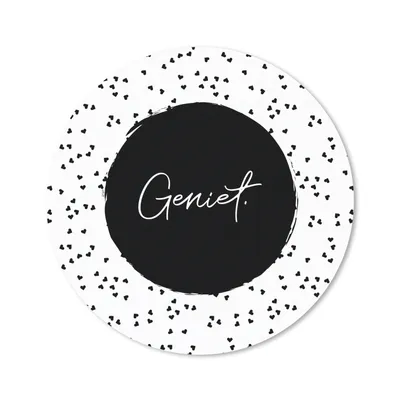 Produktbild von MuchoWow® Mauspad Mousepad Zitate - Genießen - Sommer - Text 40x40 cm - Mousepads - Maus Mat - Pad - Mausunterlage - Schreibtisch Accessoires