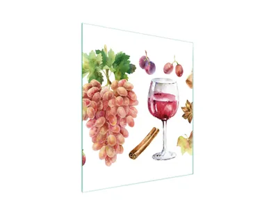 Immagine prodotto di Tagliere in vetro 45x52 vino