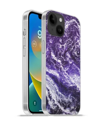 Produktbild von MuchoWow® Handyhülle Schutzhülle Hülle für Apple iPhone 14 - Softcase Mineralien - Muster - Naturstein Silikon Softcase Handy Hülle - Mobiltelefonhülle