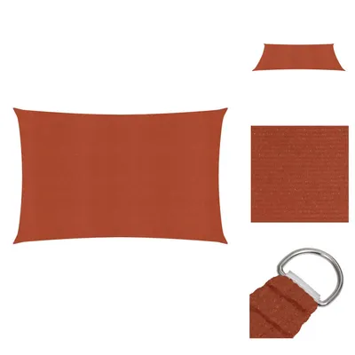 Produktbild von vidaXL Sonnensegel 160 g/m² Terrakottarot 2x4 m HDPE - Sonnenschirme & Sonnenschutze