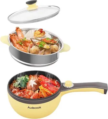 Produktbild von Elektrische Mini-Bratpfanne 20cm mit Dampffunktion