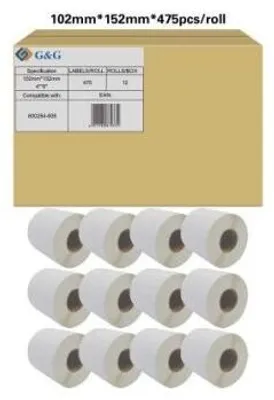 Zdjęcie produktu dla Etykiety G&G | Ninestar kompatybilne z drukarką Zebra 800284-605