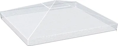 Produktbild von Outsunny Abdeckung Pavillon 3x3m, wasserdicht stabil Winterfest Schutzhaube, Pavillondach Ersatzbezug für Gartenpavillon, Ersatzdach Regenschutz Plane für Gartenzelt, Transparent
