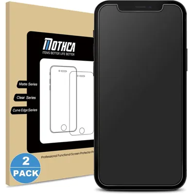 Produktbild von Displayschutzfolie Matt Glas für iPhone 12 Mini 5,4" 2 Stück Blendschutz Anti-Fingerabdruck