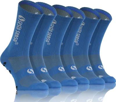 Produktbild von sesto senso Sportliche Kniestrümpfe Uni für Läufer Blau 47-50