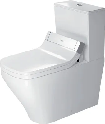 Produktbild von Duravit Duravit Stand-WC-Kombination DURASTYLE ti 37x70cm SensoWash Abg Vario we
