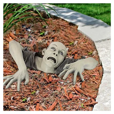 Produktbild von Zombie-Gartenstatue für Halloween-Dekoration, ideal für Friedhöfe und Gärten