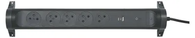 Legrand přepěťová ochrana – 5 zásuvek 1,5m, černá