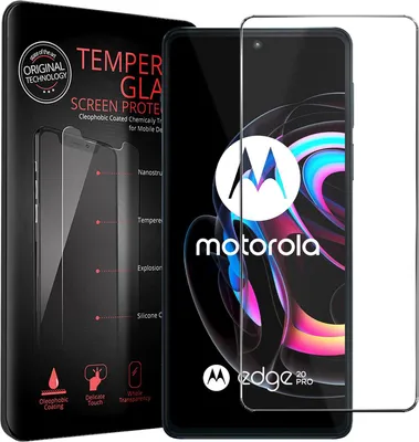 Immagine prodotto di 2x pellicola protettiva per Motorola Edge 20 Pro protezione dello schermo in vetro blindato del telefono cellulare
