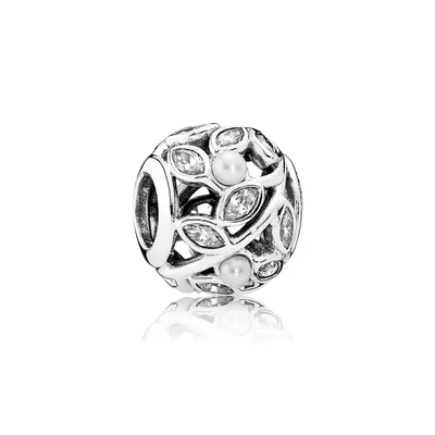 Produktbild von Pandora 791754P Charm Leuchtende Blätter