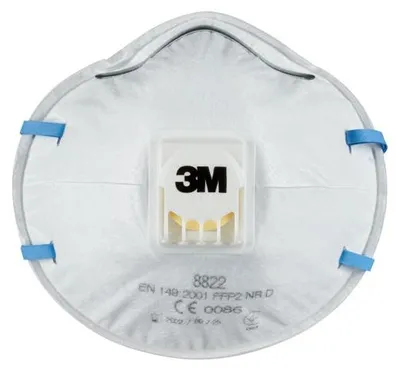 Image de 3M 7100328975 3M Atemschutzmasken Cool Flow™ 8822 FFP2 NR D DIN EN 149:2001, A1:2009, 5 St.