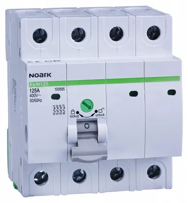Obrázek produktu pro Modulární spínač se zámkem 4P 100A Ex9I125 Noark 100884