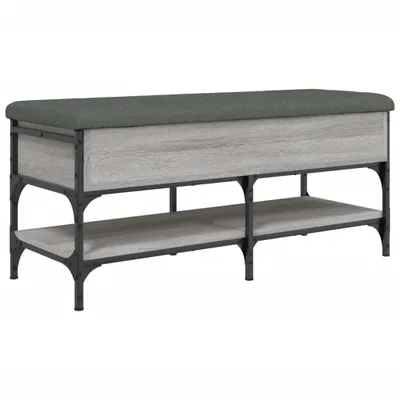 Obrázok produktu pre Lavička na topánky sivá sonoma 102x42x45 cm kompozitné drevo