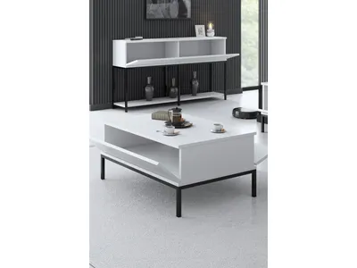 Obrázok produktu pre Skye Decor, Konferen?ný stolík - Lurde (?ierna + biela)