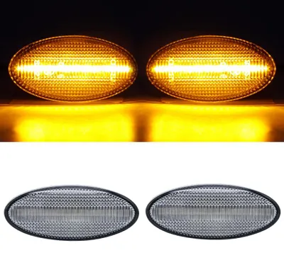Für Opel Vectra B ab 1995-2002 2x LED Seitenblinker Blinker Silber Weiß in der Farbe Silber von Goingfast