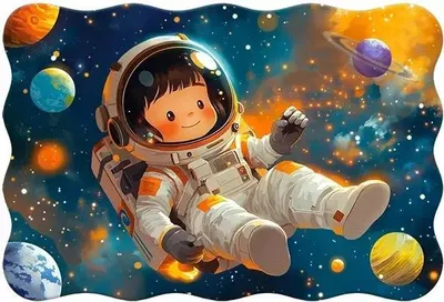 Zdjęcie produktu dla Puzzle Little Astronaut 20 elementów Konturowe Maxi
