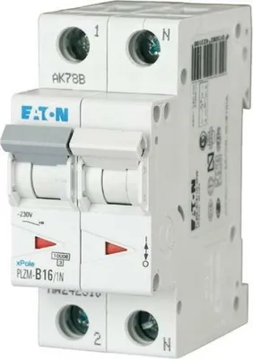 Produktbild von Eaton LEITUNGSSCHUTZSCHALTER     2TE (PLZM-B16/1N-MW)