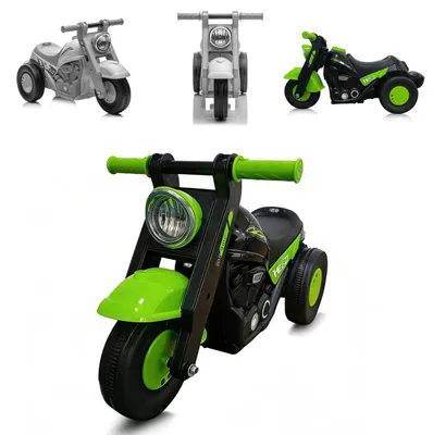 Produktbild von Chipolino Rutscher Bubble Rider Musik Seifenblasen Motorraddesign ab 3 Jahren grün