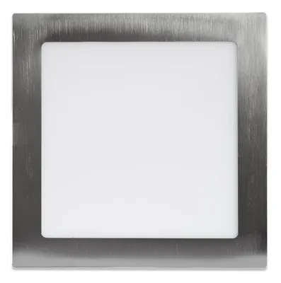 Obrázok produktu pre Ecolite Strieborný vstavaný LED panel hranatý 300 x 300mm 25W Farba svetla: Denná biela LED-WSQ-25W/41/CHR