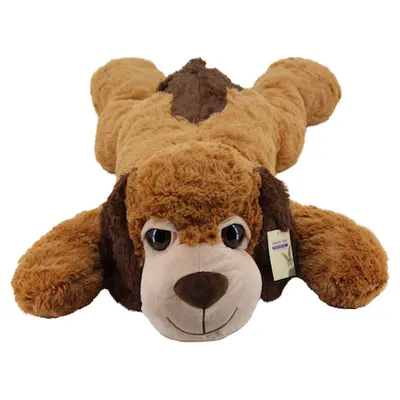 Produktbild von Sweety Toys 10196 Hund BENJI Plüschhund Kuschelhund liegend XXL Riesen Teddy BRAUN 100 cm