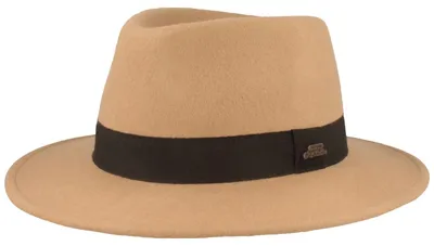 Fiebig Knautschbarer wasserabweisender Outdoorhut Traveller in beige