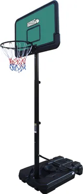 Produktbild von STREETSKILLER höhenverstellbarer Outdoor Basketballkorb 2,00-3,05 m, robuster Standfuß mit Rollen, wetterfest - einfacher Aufbau grün/schwarz | SSK-26