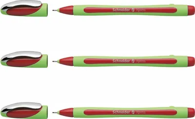 Produktbild von Schneider Fineliner Xpress - 3er-Set rot