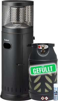 Produktbild von Enders Terassenstrahler Polo Black 2.0   inkl. 10 kg Composite Propangasflasche gefüllt
