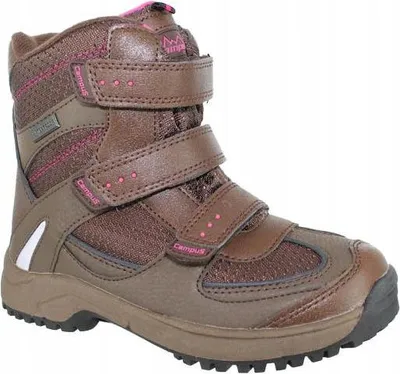 Produktbild von Campus Kinderstiefel Snow Drop braun Klettverschluss 35