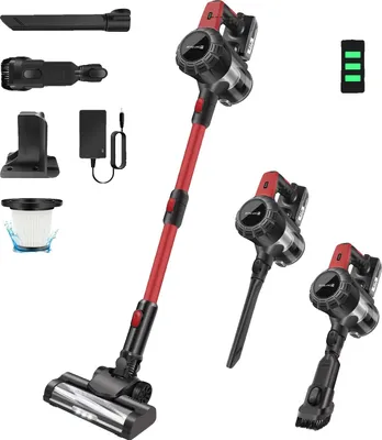 Obrázok produktu pre Akumulátorový vysávač, batéria 3000 mAh, sací výkon 15 kPa, hmotnosť do 3 kg, HEPA filter, užívateľsky prívetivý dizajn