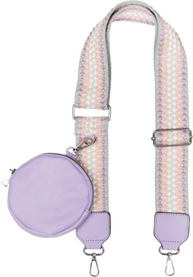 Produktbild von styleBREAKER Taschen Schulterriemen verstellbar Pünktchen Muster mit kleiner Börse, Wechsel Taschengurt, Handyband, Handykette 02013037