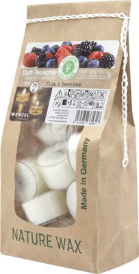 Produktbild von Duftkerzen Teelichter mit Beerenduft für stimmungsvolle Dekoration und Geschenkideen, 18 Stück
