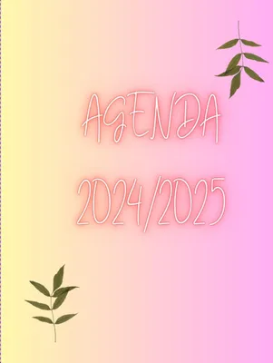 Immagine prodotto di Agenda 2024-2025 con panoramiche settimanali