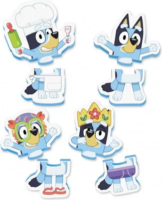 Obrázek produktu pro TOOMIES - Bluey puzzle vodolepky do vany