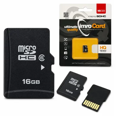 Zdjęcie produktu dla Imro karta pamięci 16GB microSDHC kl. 6