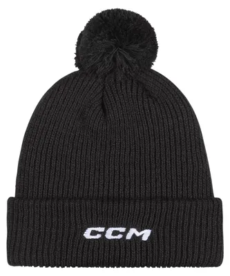 Produktbild von CCM Team Pom Strickmütze Sr, Farbe:schwarz