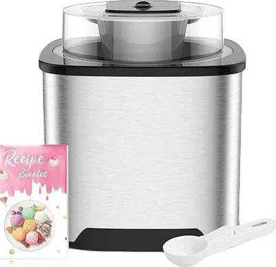 Obrázek produktu pro Stroj na výrobu ledových kostek 12 W, 220 V, 2 l, průhledné víko, snadné čištění, nerezová ocel