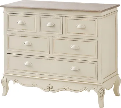Produktbild von OXM Kommoden Rimini Creme / Hellbraun 110 x 81 x 40 cm, hölzern