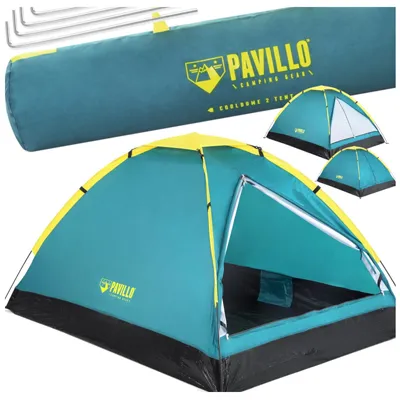 Zdjęcie produktu dla Bestway 68084 / 24, Kemping, Namiot kopułowy / Igloo, 2 os., Podstawa, 1,52 kg, Czarny, Niebieski, Żółty