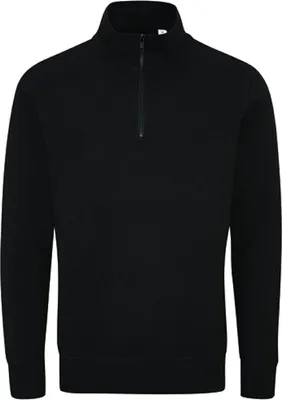 Immagine prodotto di Mantis M197 | La felpa con zip a quarto di dollaro da S a XXL - Colore: Nero - Taglia: XL