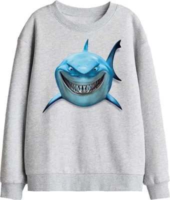 Immagine prodotto di Finding Nemo - Felpa "Shark Smile" per bambini TV29500 (152-158) (Sportivo Heather)