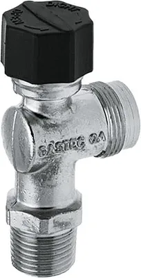 Produktbild von Gasabsperrhahn 1/2", Messing, gekantelte Verbindung, für Gasleitungen