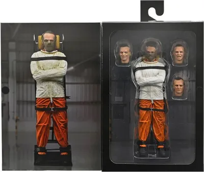 Productafbeelding van Silence of the Lambs, Hannibal Lecter, gemaskerd, NECA actiefiguur, 17 cm