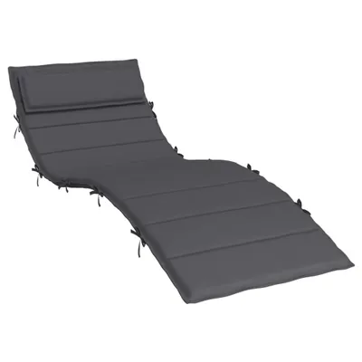 Image de Coussin de chaise longue anthracite 180x60x4 cm tissu oxford