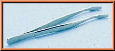 Immagine prodotto di Lindner 2013 Pinzette nichelate, 120 mm, con punte ricurve