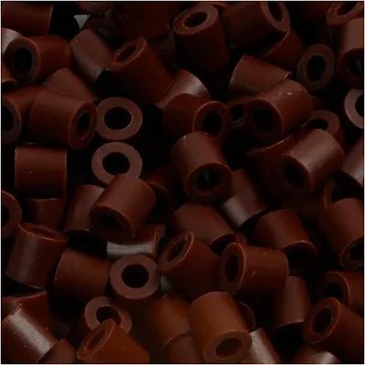 Produktbild von Fotoperlen, Größe 5x5 mm, Lochgröße 2,5 mm, medium, Braun (3), 6000 Stk/ 1 Pck [HOB-75503]
